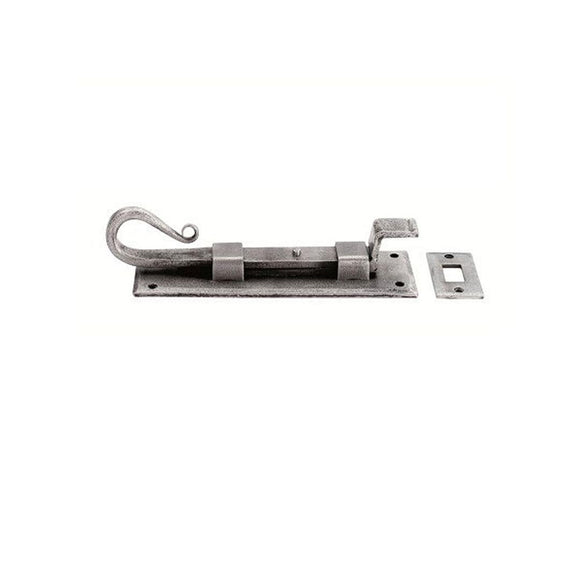 Carlisle Brass Shepards Crook Cranked Door Bolt Pewter 90mm