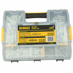 DeWalt Nylon Plug Mixed Kit 500 Pieces DFMJONYPXPLUG