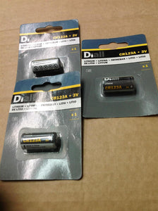 DIALL CR123 Battery X 3