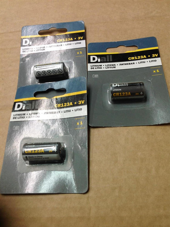 DIALL CR123 Battery X 3