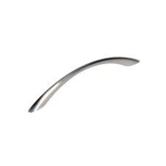 Tapered Bow Handle Brushed Nickel 128mm 2 Pack