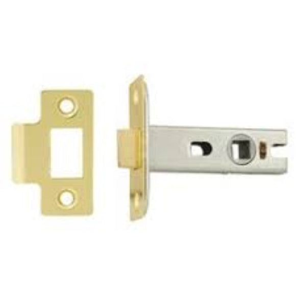 Securefast Tubular Deadbolt Mortice Latch Brass