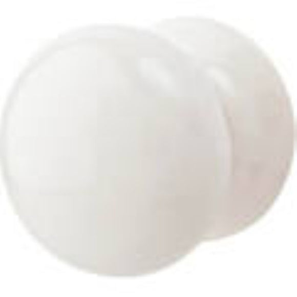 Jedo Porcelain Mortice Knob Pack 2 White 60mm (marks on hinges)