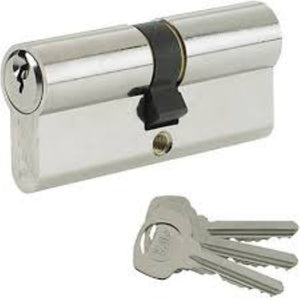 Century 5-Pin Euro Double Cylinder Lock 35-50 (85mm) Nickel