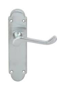 Eclipse Chromaxe Latch Door Handle Pair Polished Chrome