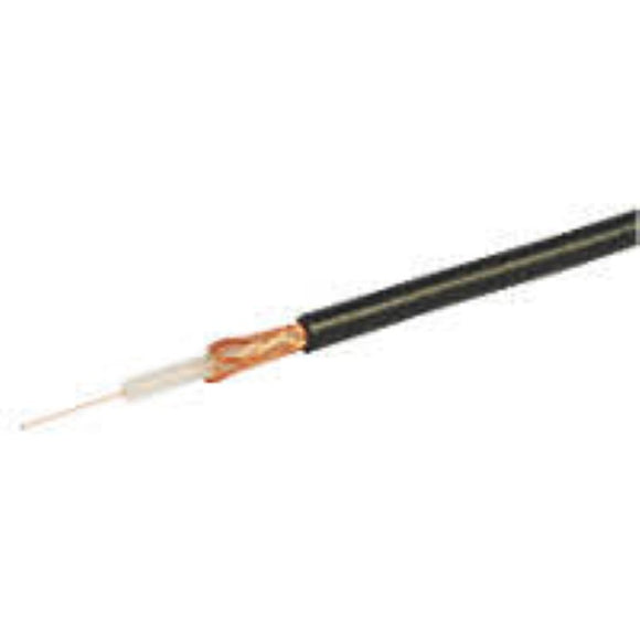 Labgear RG6 Satellite Coaxial Cable 50m Black