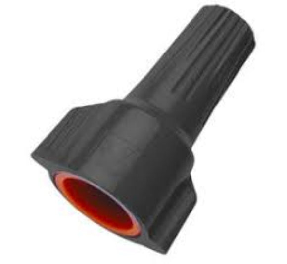 Model 61, WeatherProof Wire Connector in Gray- Orange (25 per Card)