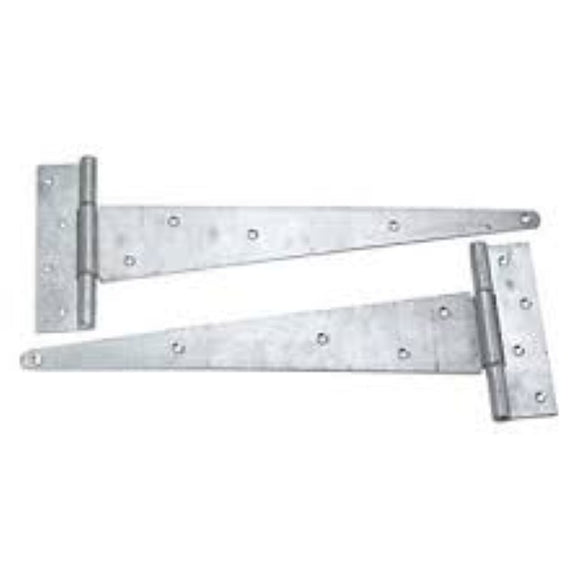 Heavy Duty Scotch Tee Hinge Galvanised 457mm 2 Pack