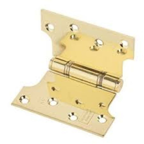 Eclipse Parliament Hinge Electro Brass 127 x 102mm 2 Pack