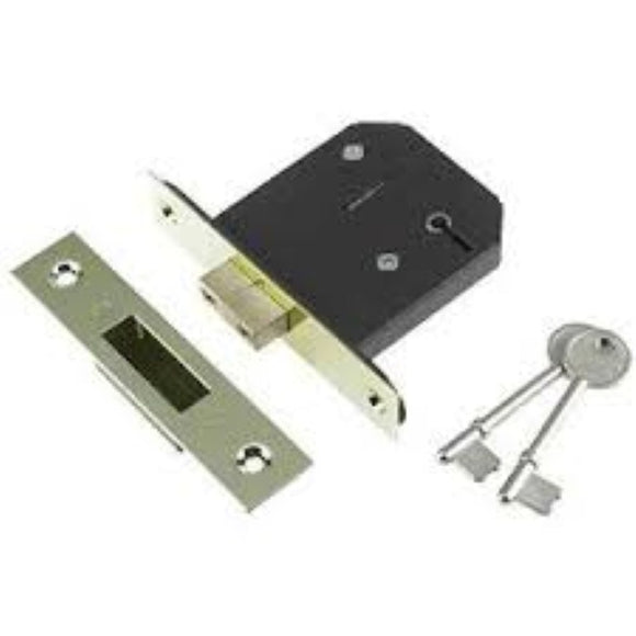 Century 5 lever dead lock polished brass