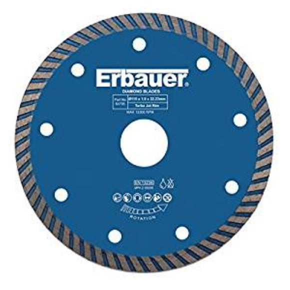 Erbauer Turbo Diamond Tile Blade 115 x 22.23mm