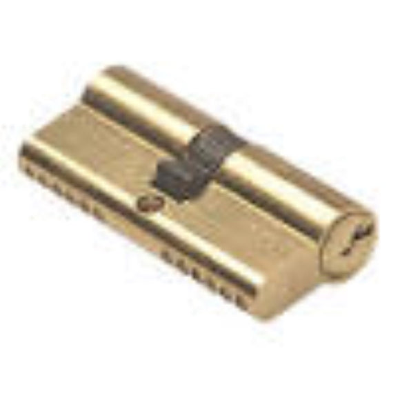 Century 5-Pin Euro Double Cylinder Lock 35-50 (85mm) Brass