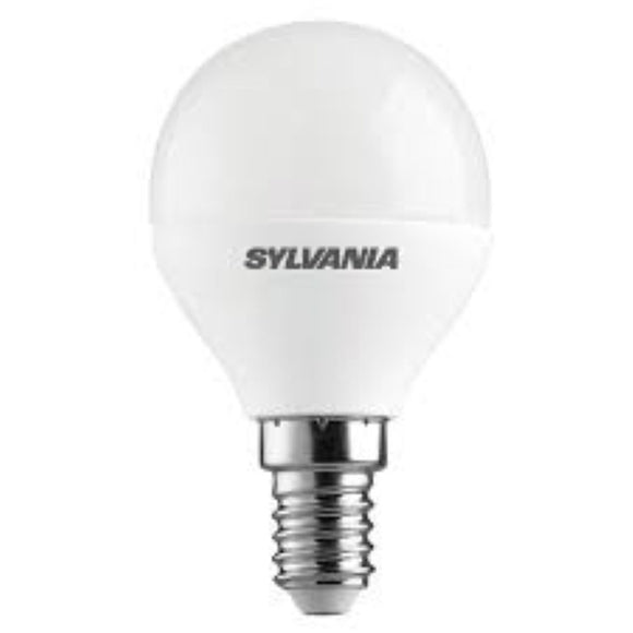 Sylvania Ball Frosted LED Lamp 2700 BC 6.5W X 2 BULBS