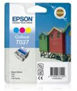 Epson Singlepack Colour T037 Ink Cartridge Ref C13T03704010