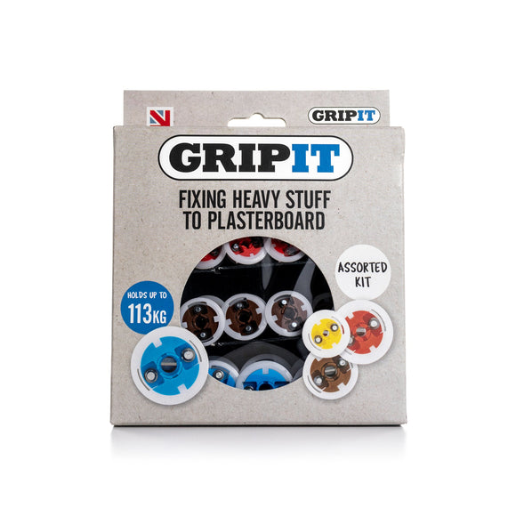 GripIt Fixings Gripit Assorted Plasterboard Fixing Kit