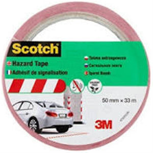 Scotch Red & white Tape (L)33m (W)50mm X 2 ROLLS