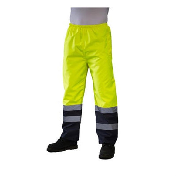 Hi- Vis 2- Tone Reflective Trousers Elasticated  XXL 28- 50 W 31 L