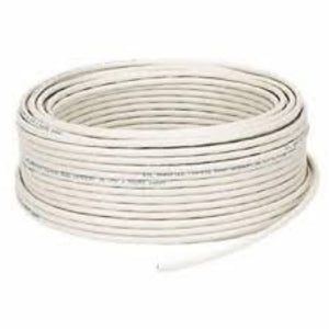 Labgear Telephone Cable 2- Pair 4- Core 100m White