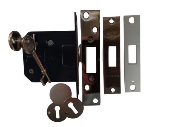 STERLING 3IN 5 LEVER MORTICE DEADLOCK