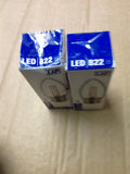 2 X LAP LED B22 CANDLE BULB