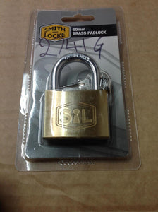 Smith & Locke Brass Padlock 50mm