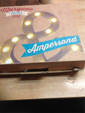 METAL MARQUEE VINTAGE LIGHTING ILLUMINATED SIGN