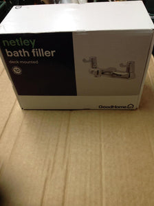 GoodHome Netley Chrome-plated Bath Mono mixer Tap