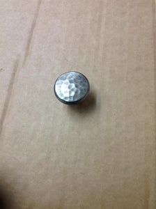 Carlisle Brass Beaten Cupboard Knob Pewter 30mm