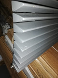 Jaga Iguana Arco Sandblast Grey Vertical Radiator (H)1.8 M (W)519 mm, 4661 BTU