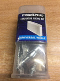 RAWLPLUG RADIATOR FIXING KIT UNIVERSAL WALLS
