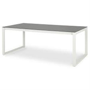 RICCIA METAL 4-6 SEATER DINING TABLE