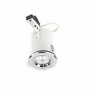 LytlecÂ Fixed Round Brushed Chrome 12V Low Voltage Fire Rated Downlight