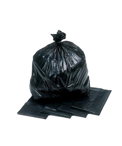 BLACK REFUSE SACKS PACK OF 100 HEAVY DUTY BEAN BAG STRONG