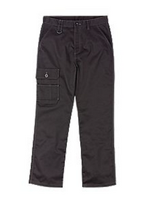 MENS BLACK SITE SETTER WORK CARGO POCKET SERVICE TROUSERS SZ 40W X 32L D RING