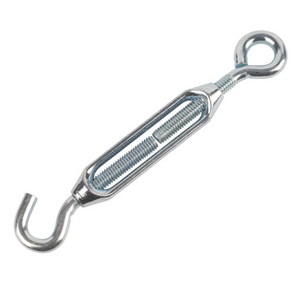 Hardware Solution Zinc Plated Steel Hook To Eye Turnbuckle 3/8"  10mm