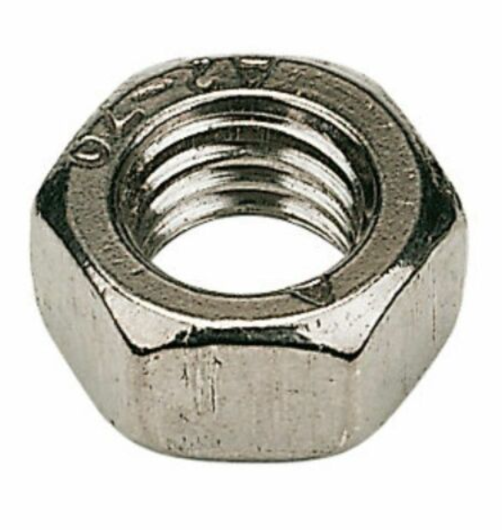 A2 STAINLESS STEEL HEX NUTS M6 100 PACK FULL METRIC THREAD 6mm