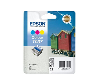 Epson Singlepack Colour T037 Ink Cartridge Cyan/Magenta/Yellow for Stylus