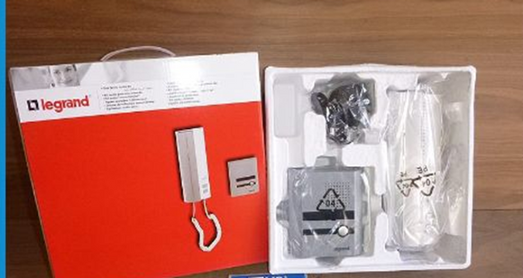 LEGRAND 3690 03 SINGLE FAMILY KIT AUDIO INTERCOM SYSTEM AUDIO HANDSET