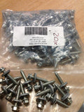 PACK OF 100 STEEL TO WOOD TEX SCREWS 6.3 X 32 16MM 304 STAINLESS STEEL