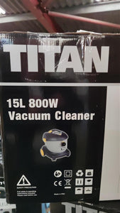 TITAN TTB671VAC 800W 15LTR DRY VACUUM CLEANER 220-240V EX DISPLAY