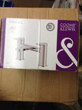 Cooke & Lewis Tunstall Bath Filler Chrome Tap Classic Design With Levers